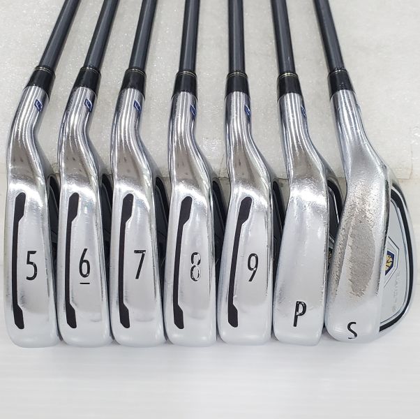 二手美品TaylorMade GLOIRE F ꜰᴏʀɢᴇᴅ 5-S(共7支)鐵桿組 搭配GL 𝟥𝟥𝟢𝟢 58 S桿身 
