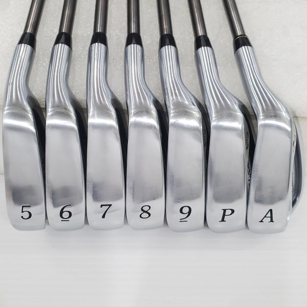 二手美品EPON AF-506 ꜰᴏʀɢᴇᴅ 5-A(共7支)鐵桿組 搭配N.S.Pro MODUS³ ᴛᴏᴜʀ𝟣𝟣𝟧 𝟣𝟢th ᴀnniversary ʟimited(10周年奢華黑限量版) 118.5 S桿身 