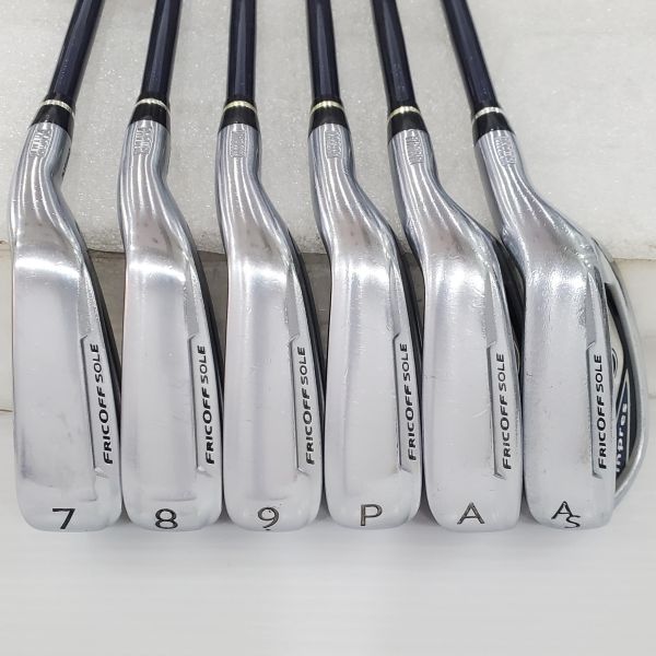 二手美品YAMAHA inpres UD+2 7-As(共6支)鐵桿組 搭配MX-519i 50.5 R桿身 