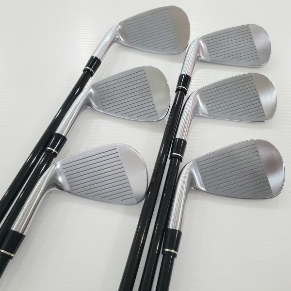 二手超美品HONMA TR21x 6-11(共6支)鐵桿組 搭配原廠VIZARD TR20-65 61 R桿身 
