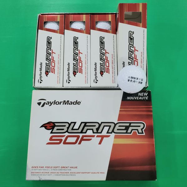 全新品TaylorMade BURNER SOFT高爾夫球 一盒共12顆 