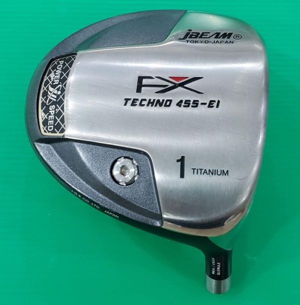 二手美品jʙᴇᴀᴍ TECHNO FX 455-EI 10°開球木桿球頭 