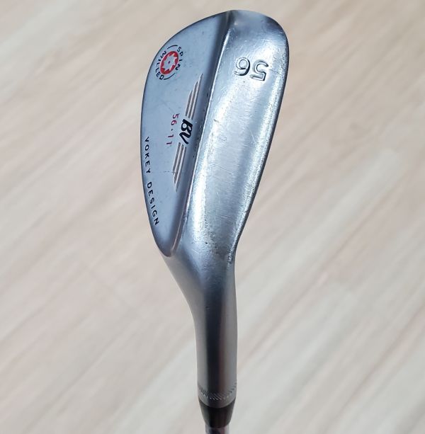 二手美品Titleist BV SPIN MILLED 56·11°挖起桿 搭配原廠Dynamic Gold 130 W桿身 