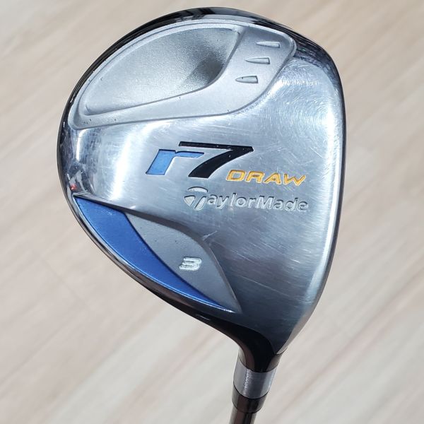 二手美品 女生TaylorMade r7 ᴅʀᴀᴡ 15˚ 3號球道木桿 搭配RE＊AX 45 47 L桿身 