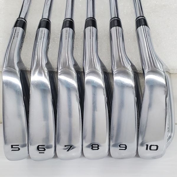 二手超美品HONMA ᴛ//ᴡᴏʀʟᴅ TW747Vx 5-10(共6支)鐵桿組 搭配N.S.Pro MODUS³ TOUR105 106.5 S桿身 