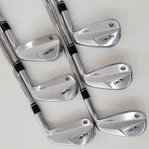 二手超美品HONMA ᴛ//ᴡᴏʀʟᴅ TR21X 5-10(共6支)鐵桿組 搭配N.S.Pro 950 neo 94.5 R桿身 