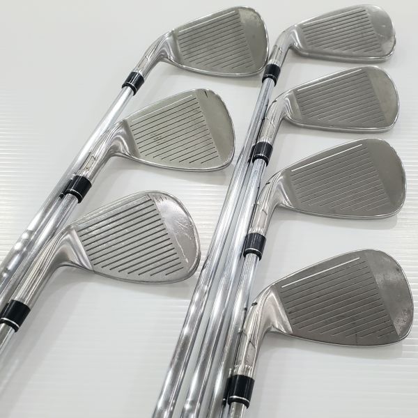 二手美品TaylorMade SIM2 MAX 6-S(共7支)鐵桿組 搭配KBS MAX ᴍᴛ 85 93 S桿身 