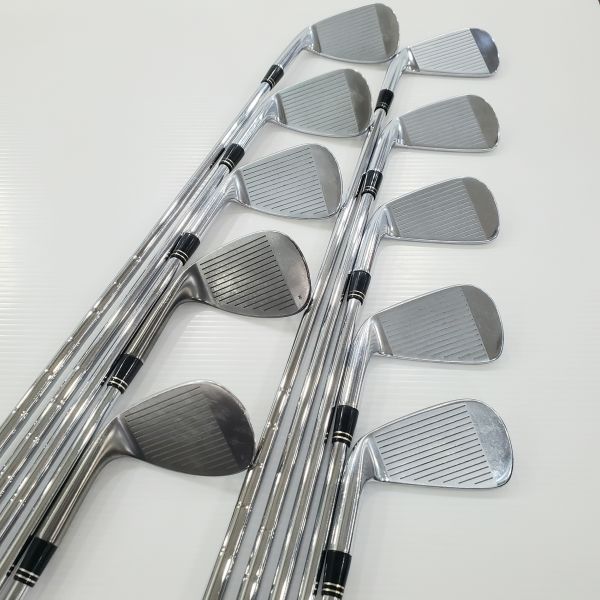 二手品TaylorMade rac TP/Z TP ʙʟᴀᴄᴋ 3-P/52/56°(共10支)鐵/挖起桿組 搭配N.S.Pro 950 R/W桿身 