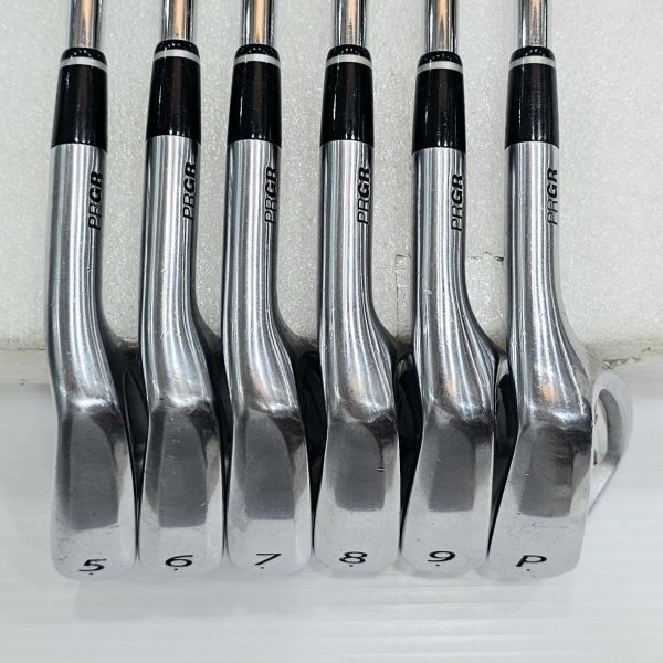 二手美品PRGR ID FORGED 5-P(共6支)鐵桿組 搭配PRGR SS3 850  SR桿身 2178 