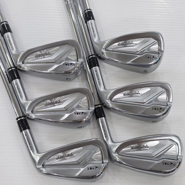 二手超美品HONMA ᴛ//ᴡᴏʀʟᴅ TW757P 5-P(共6支)鐵桿組 搭配N.S.Pro 950 neo 98 S桿身 