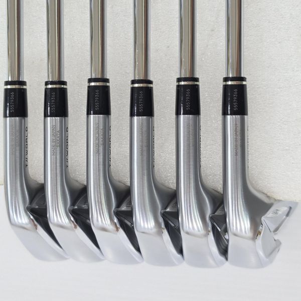 二手超美品HONMA ᴛ//ᴡᴏʀʟᴅ TW757P 5-P(共6支)鐵桿組 搭配N.S.Pro 950 neo 98 S桿身 