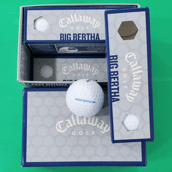 全新品Callaway BIG BERTHA高爾夫球 一盒共12顆 