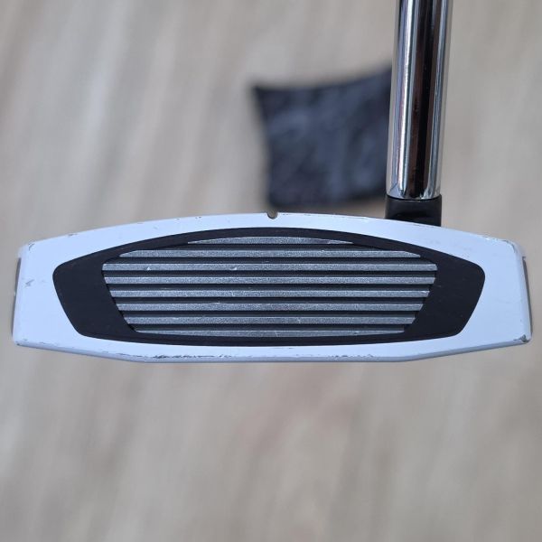 二手超美品TaylorMade Spider GT ꜱɪɴɢʟᴇ ʙᴇɴᴅ ᴡʜɪᴛᴇ 33"推桿 