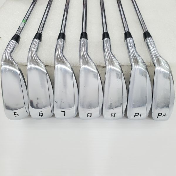 二手美品BRIDGESTONE JGR ʜʏʙʀɪᴅ ꜰᴏʀɢᴇᴅ 5-P𝟤(共7支)鐵桿組 搭配N.S.Pro Zelos 8 84 R桿身 