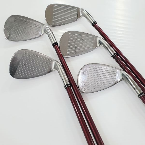 二手美品 女用女生 左手左用 LINKS SAF-601L 5,7,9,P,S鐵桿組 原廠碳纖維St.Andrews L桿身 