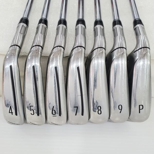 二手美品 左手 左用TaylorMade M3 4-P(共7支)鐵桿組 搭配N.S.Pro 930 R桿身 