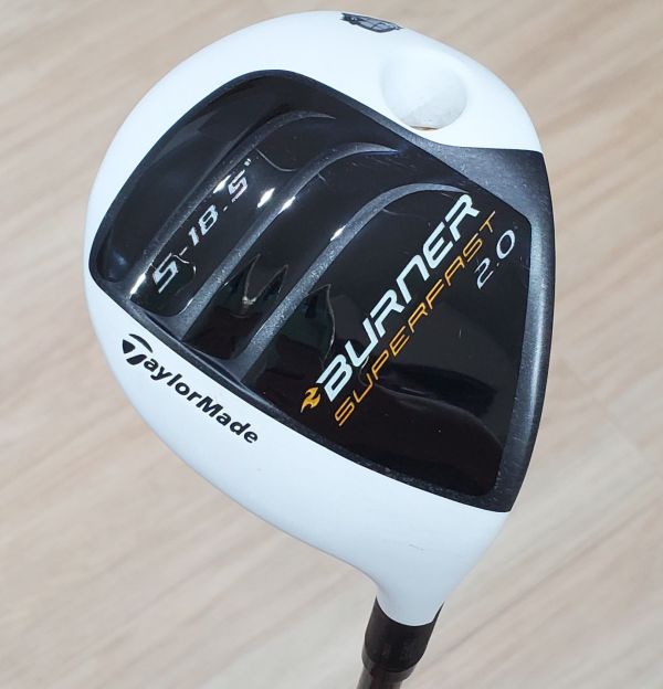 二手品TaylorMade BURNER ꜱᴜᴘᴇʀꜰᴀꜱᴛ 18.5° 5號球道木桿 搭配原廠MATRIX ʀᴀᴅɪx 7 ʜᴅ 70 S桿身 