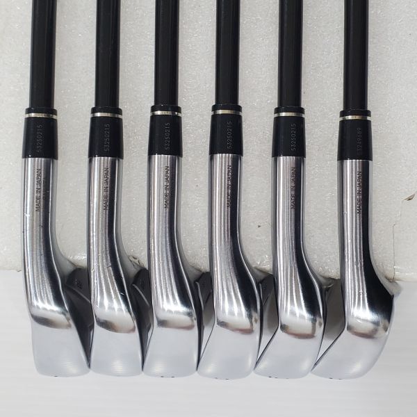 二手超美品HONMA TR21x 6-11(共6支)鐵桿組 搭配原廠VIZARD TR20-65 61 R桿身 