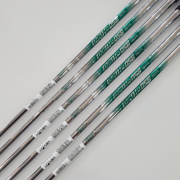 二手超美品HONMA ᴛ//ᴡᴏʀʟᴅ TR21X 6-11(共6支)鐵桿組 搭配N.S.Pro 950 neo 94.5 R桿身 