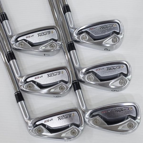 二手超美品EPON AF-506 ꜰᴏʀɢᴇᴅ 5-P(共6支)鐵桿組 搭配N.S.Pro MODUS³ TOUR115 118.5 S桿身 