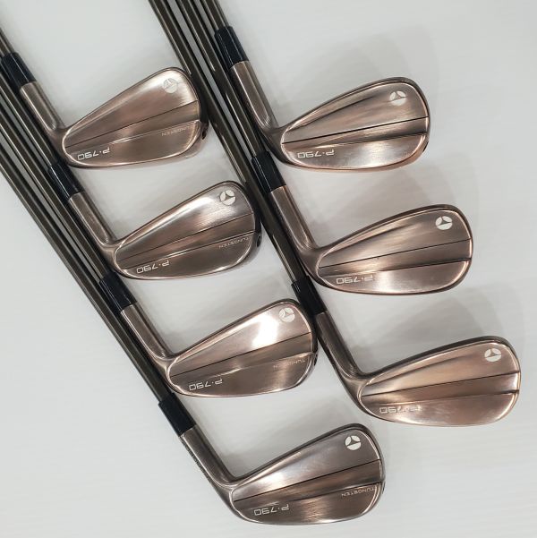 二手超美品TaylorMade(24) P790 Aged Copper(古銅限定版) ɪᴠ 4-P(共7支)鐵桿組 搭配N.S.Pro ʙʟᴀᴄᴋ(黑色限定版) 950 neo 98S桿身 