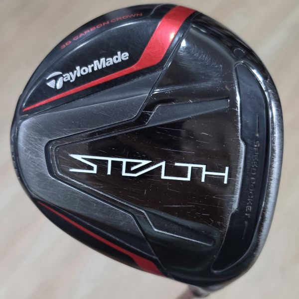 二手美品TaylorMade STEALTH 15° 3號球道木桿 搭配TENSEI ʀᴇᴅ ᴛᴍ 𝟧𝟢 55 SR桿身 