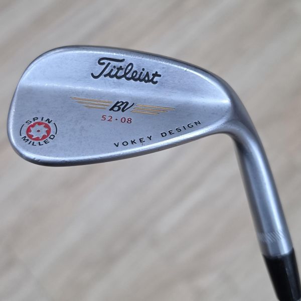 二手美品Titleist BV SM 𝟧𝟤·𝟢𝟪 52/08°挖起桿 搭配Dynamic Gold W桿身 