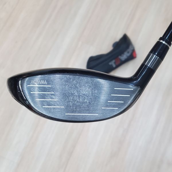 二手美品HONMA ᴛ//ᴡᴏʀʟᴅ GS 18° 5號球道木桿 搭配SPEEDTUNED 48 R桿身 