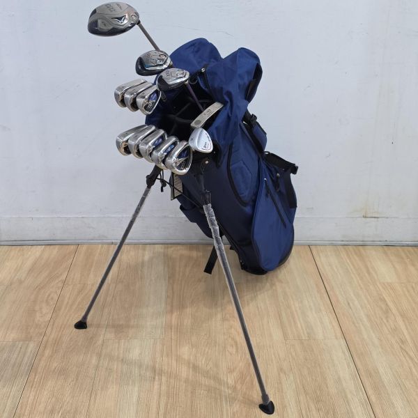 二手品XXIO 6 10.5°開球木桿 搭配MP600M 61 S桿身+8 20°/17° 7號球道木桿/3⁺號小雞腿/4-A(共8支)鐵桿組 搭配ᴅꜱᴛ MP800 46/51/58 SR/SR/SR桿身+Sʀɪxᴏɴ WG-706 56/8°挖起桿 搭配Dynamic Gold 119 W桿身+S400 34"推桿 (共13支) 搭配全新腳架式球袋 