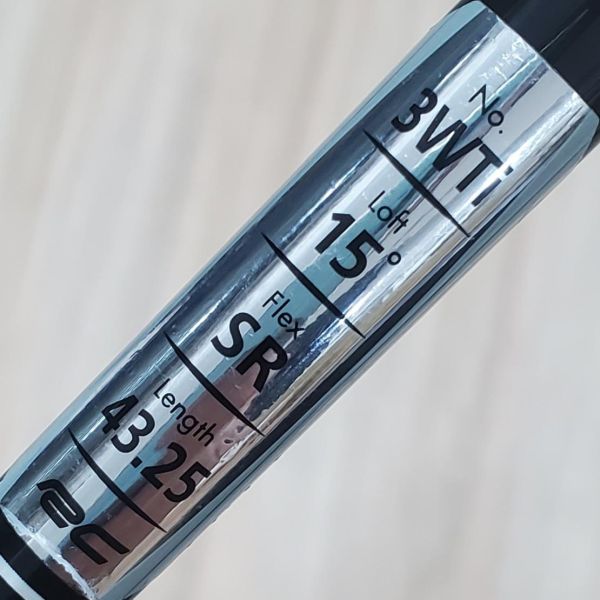 二手美品RC(ROYAL COLLECTION) SꜰD 15° 3號球道木桿 搭配ATTAS ᴡ𝟧𝟧 57 SR桿身 