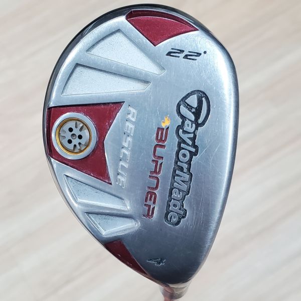 二手美品TaylorMade BURNER ʀᴇꜱᴄᴜᴇ 22° 4號小雞腿 搭配RE＊AX ꜱᴜᴘᴇʀꜰᴀꜱᴛ 55 54 R桿身 