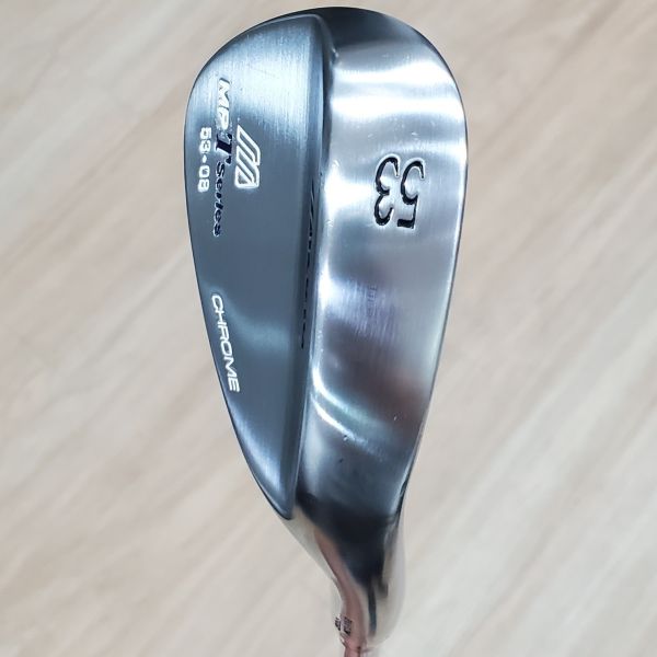 二手近新品Mizuno ᴍᴘ T ꜱeries ᴄʜʀᴏᴍᴇ(鉻銀版) 53/08°挖起桿 搭配N.S.Pro Zelos 6 68.5 ≒R桿身 