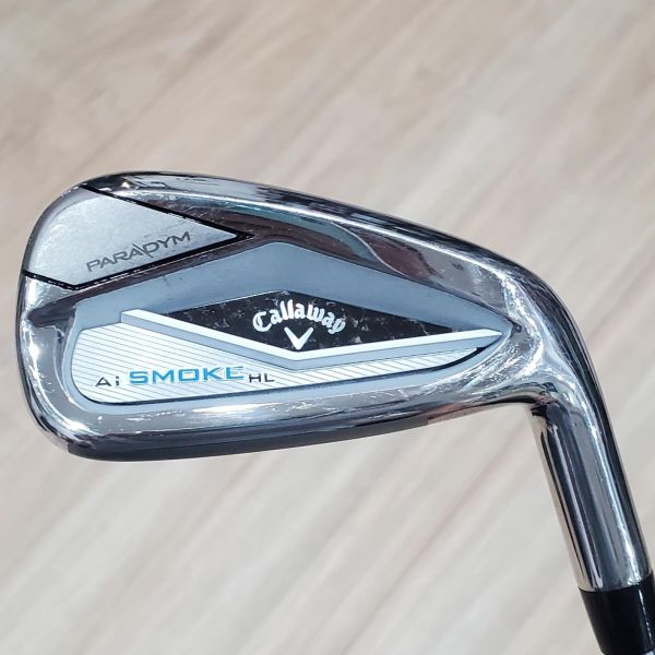 二手美品Callaway ᴘᴀʀᴀᴅʏᴍ Ai SMOKE ʜʟ 30° 7號鐵桿 搭配N.S.Pro 950 neo 98 S桿身 