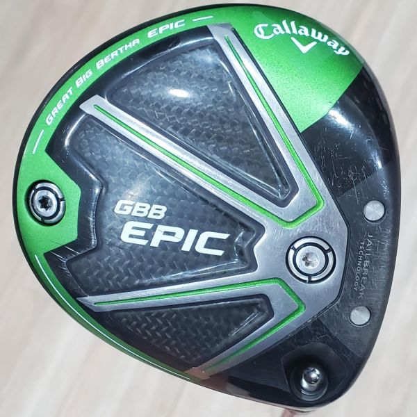 二手美品Callaway ᴳᴮᴮ EPIC ꜱᴜʙ ᴢᴇʀᴏ 9°開球木桿 搭配特注ONUCA(水滴型) DN-1 S 48 S桿身 