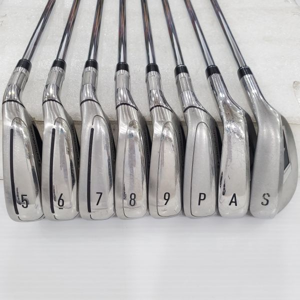 二手美品TaylorMade M6 5-S(共8支)鐵桿組 搭配REAX ꜱᴛᴇᴇʟ 85 92 R桿身 