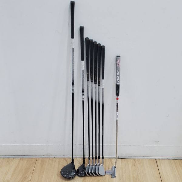 全新品 女生 女用HONMA BERES NX 11.5°開球木桿 搭配VIZARD ꜰᴏʀ NX 37 39.5 L桿身+25° 5號小雞腿 搭配VIZARD ꜰᴏʀ NX 37 41 L桿身+7-S(共5支)鐵桿組 搭配VIZARD ꜰᴏʀ NX 37 42 L桿身+ODYSSEY BIG-T BLADE 33"推桿 搭配全新腳架式球袋 