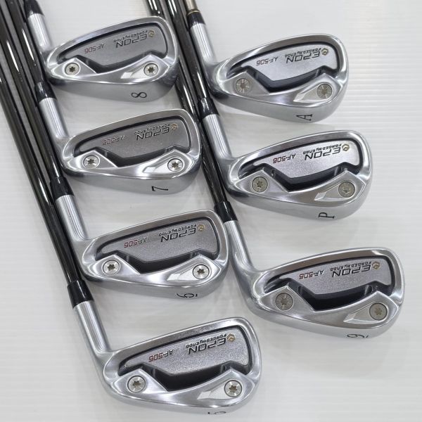 二手美品EPON AF-506 ꜰᴏʀɢᴇᴅ 5-A(共7支)鐵桿組 搭配N.S.Pro MODUS³ ʟᴜxᴜʀʏ ʙʟᴀᴄᴋ(奢黑版)/ᴛᴏᴜʀ𝟣𝟣𝟧 ¹⁰ᵗʰ ᴬⁿⁿⁱᵛᵉʳˢᵃʳʸ ᴸⁱᵐⁱᵗᵉᵈ(A桿為10周年限量版) TOUR105/ᴛᴏᴜʀ𝟣𝟣𝟧 106.5/118.5 S桿身 