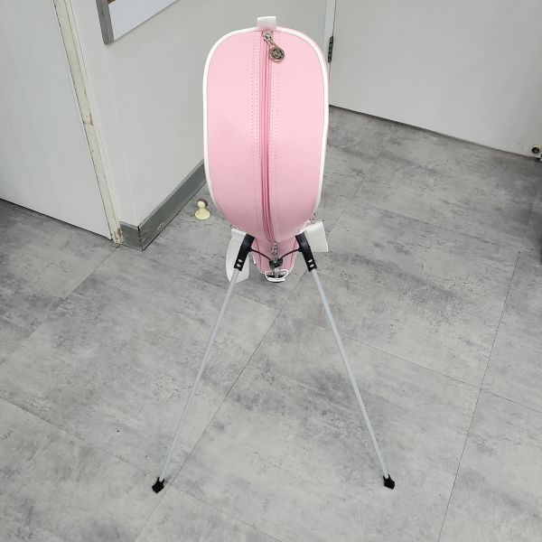 全新品 女生 日本Aerotech 36°切球桿+7,9,W鐵桿組 練習組+近全新TECH SKIN粉嫩腳架式練習袋 