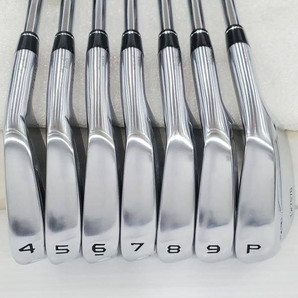 二手近新品HONMA ᴛ//ᴡᴏʀʟᴅ TW757B 4-P(共7支)鐵桿組 搭配Dynamic Gold ꜱ𝟤𝟢𝟢 129 S桿身 
