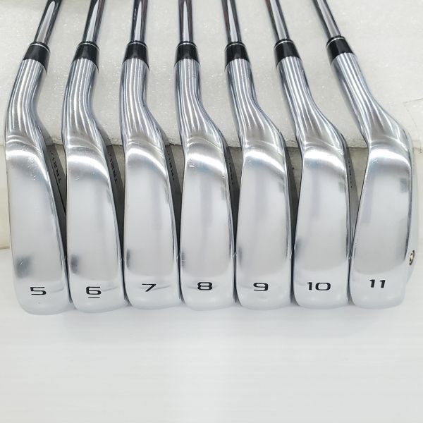 二手近新品HONMA ᴛ//ᴡᴏʀʟᴅ TR21X 5-11(共7支)鐵桿組 搭配N.S.Pro 950 neo 94.5 R桿身 