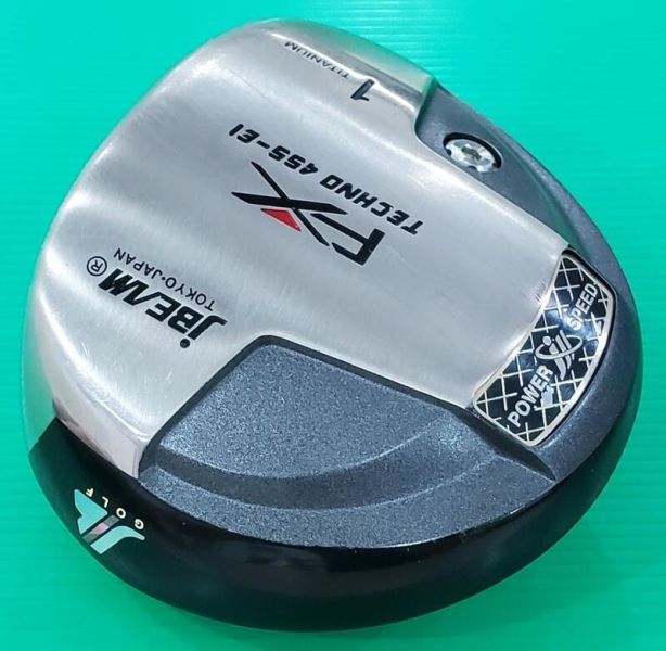 二手美品jʙᴇᴀᴍ TECHNO FX 455-EI 10°開球木桿球頭 