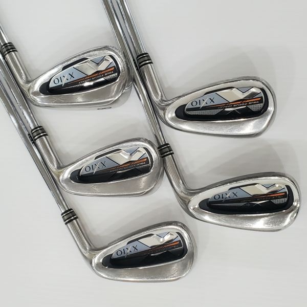 二手美品XXIO 10(MP1000) 6-P(共5支)鐵桿組 搭配N.S.Pro 870 ᴅ.ꜱ.ᴛ 89 S桿身 