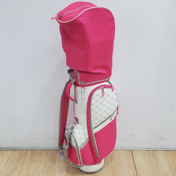 二手近新品 女生 女用TOURSTAGE CL 13.5°/21°/29° 開球木桿/4號球道木桿/5號小雞腿/7,9,P,S(共4支)鐵桿組 搭配B316W/B316I 44/37 L桿身+33"推桿 9成新近全新 搭配近全新TOURSTAGE女用球袋 