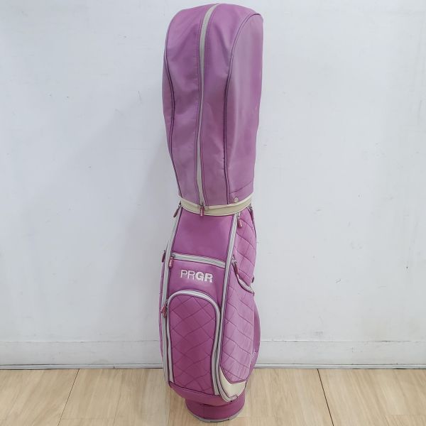 二手品 女生 女用Lynx Crystal Cat ef2 14°/19°26° 開球木桿/4號球道木桿/小雞腿+7-S(共5支)鐵桿組 搭配原廠 L桿身+Roger King RK-X02 33"推桿 搭配二手美品PRGR球袋 