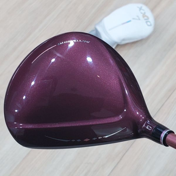 二手超美品 女生 女用XXIO 13 ʙᴏʀᴅᴇᴀᴜx(波爾多粉) 20° 5號球道木桿 搭配ᴅꜱᴛ MP1300L 34 L桿身
