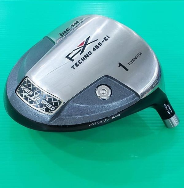 二手美品jʙᴇᴀᴍ TECHNO FX 455-EI 10°開球木桿球頭 