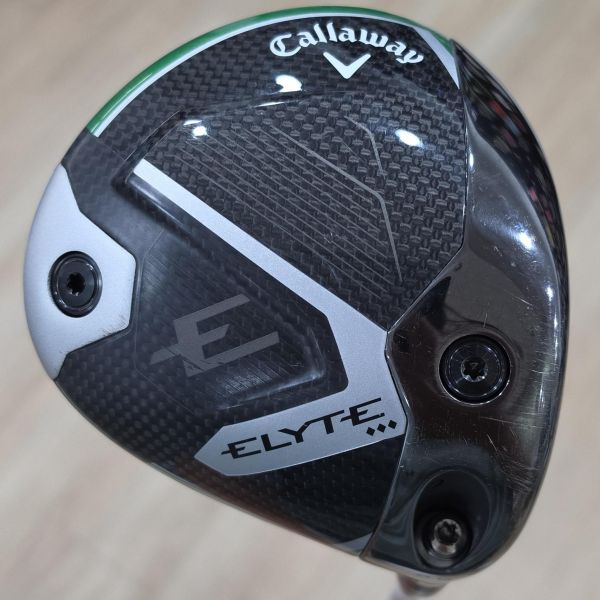二手美品Callaway(25) ELYTE ***(3鑽版) 9°開球木桿 搭配特注、高階VENTUS ʙʟᴀᴄᴋ 𝟩-x VᴇʟᴏCᴏʀᴇ+ 75.5 X桿身 