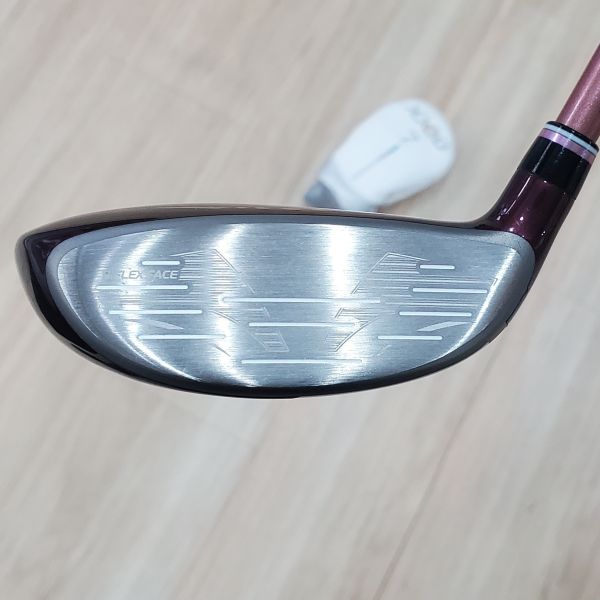 二手超美品 女生 女用XXIO 13 ʙᴏʀᴅᴇᴀᴜx(波爾多粉) 20° 5號球道木桿 搭配ᴅꜱᴛ MP1300L 34 L桿身