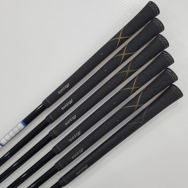 二手美品Mizuno JPX AD 5-P(共6支)鐵桿組 搭配QUAD 58 R桿身 