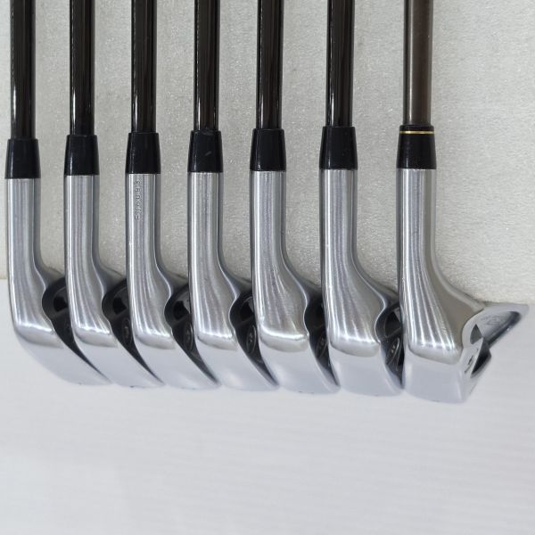 二手美品EPON AF-506 ꜰᴏʀɢᴇᴅ 5-A(共7支)鐵桿組 搭配N.S.Pro MODUS³ ʟᴜxᴜʀʏ ʙʟᴀᴄᴋ(奢黑版)/ᴛᴏᴜʀ𝟣𝟣𝟧 ¹⁰ᵗʰ ᴬⁿⁿⁱᵛᵉʳˢᵃʳʸ ᴸⁱᵐⁱᵗᵉᵈ(A桿為10周年限量版) TOUR105/ᴛᴏᴜʀ𝟣𝟣𝟧 106.5/118.5 S桿身 